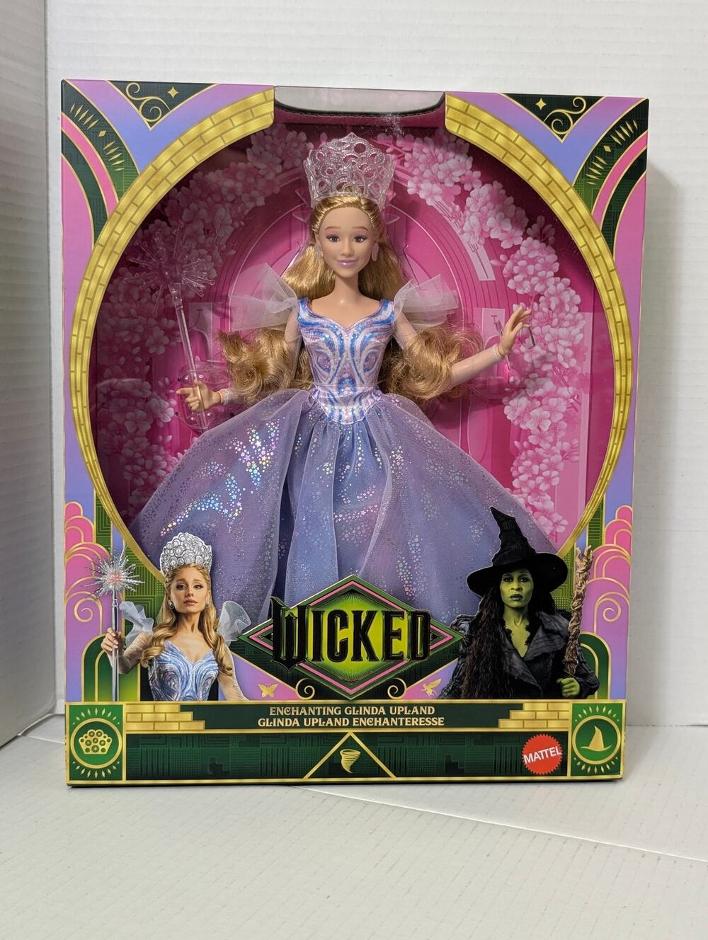 Wicked Movie Enchanting Glinda Upland Doll NIB Ariana Grande Good Witch